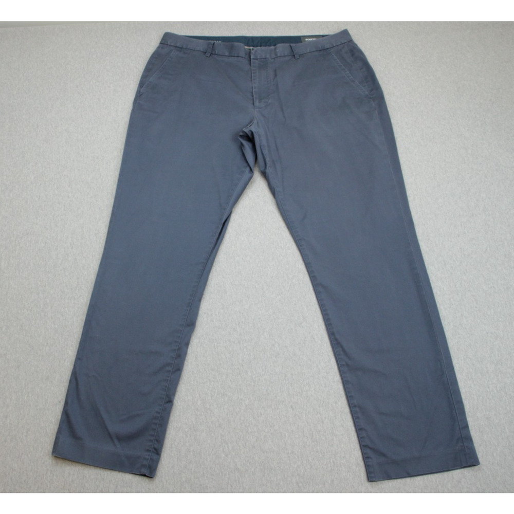 Bonobos Pants Mens 38 x 32 Blue Cotton Blend Stretch Thursday Athletic Chino